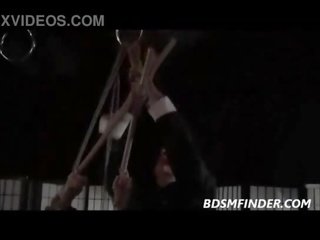 綁 shibari suspended 和 打屁股